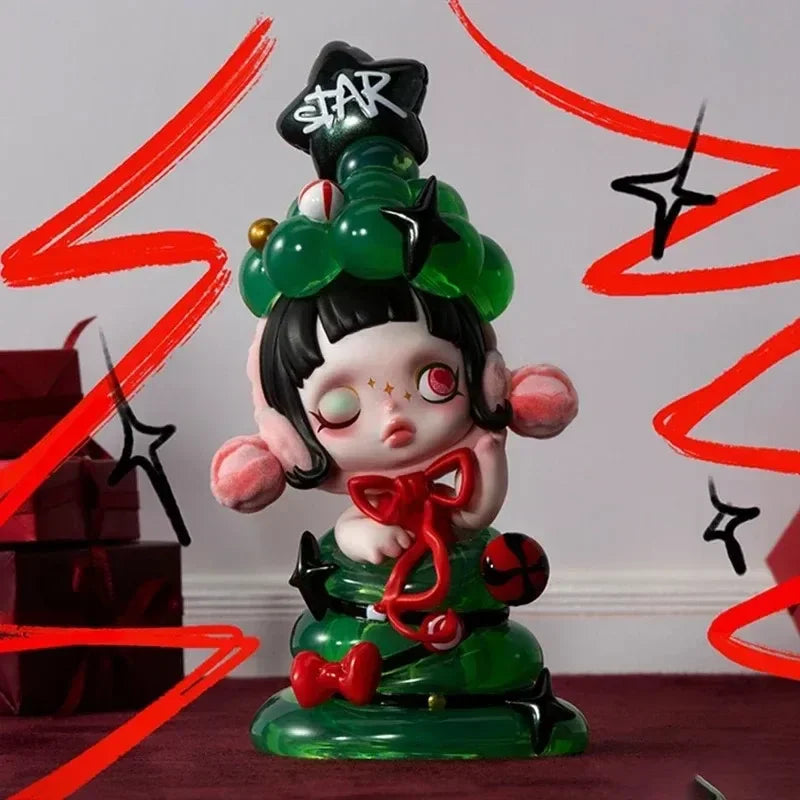 POP MART SKULLPANDA Кажи ми какво искаш серия Blind Box играчки Kawaii аниме екшън фигурка изненада мистериозна кутия кукли момичета подарък