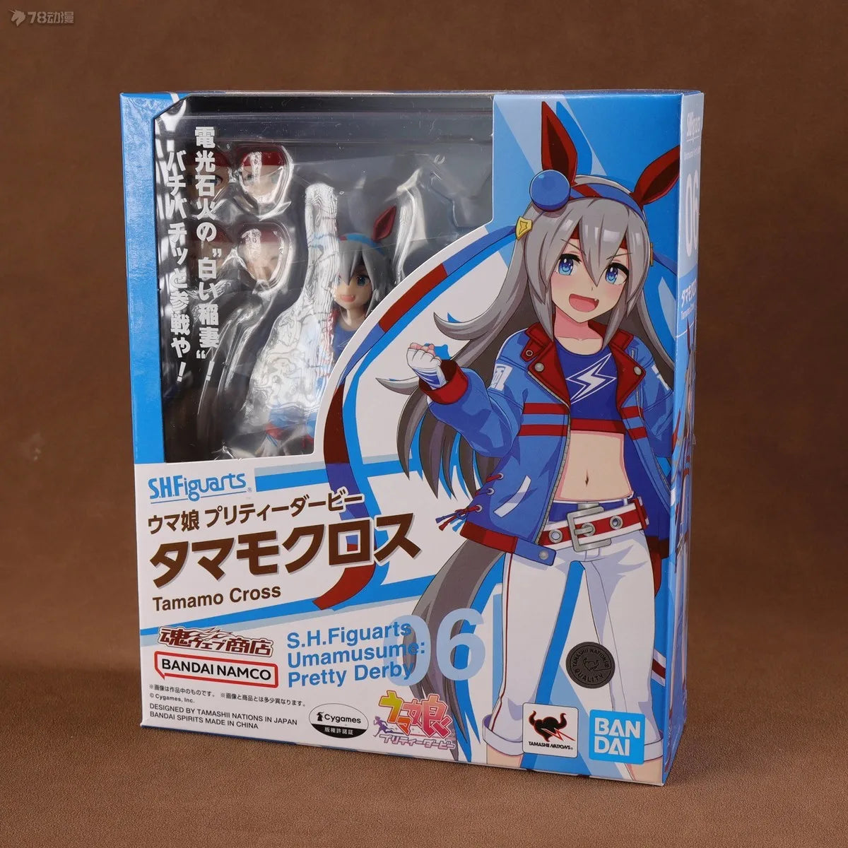 In Stock BANDAI Original SHF Oguri Cap Tamamo Cross Umamusume:Pretty Derby Anime Figure Model Toy Collectible Gift Children Girl