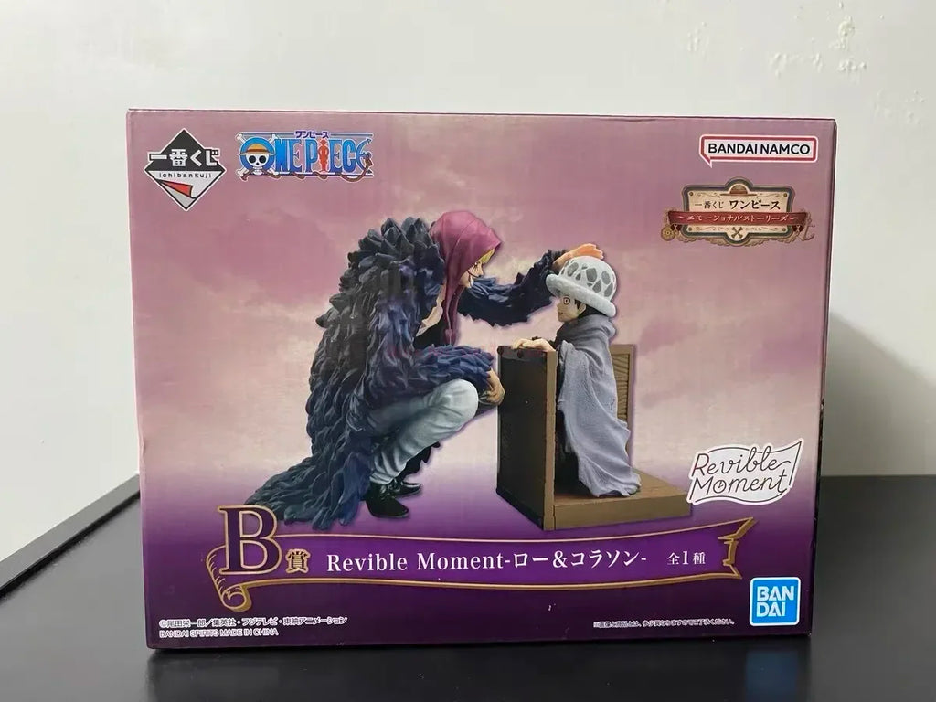 Bandai Original One Piece Anime Figure Ichiban Kuji Four Emperors Straw Hat Luffy Law Corazon Robin Olvia Yamato Toys Gifts