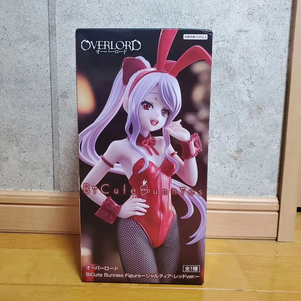 FuRyu BiCute Bunnies Shalltear Bloodfallen Bunny Girl Overlord Origina Collectible Model Anime Figure Toys 26cm Doll