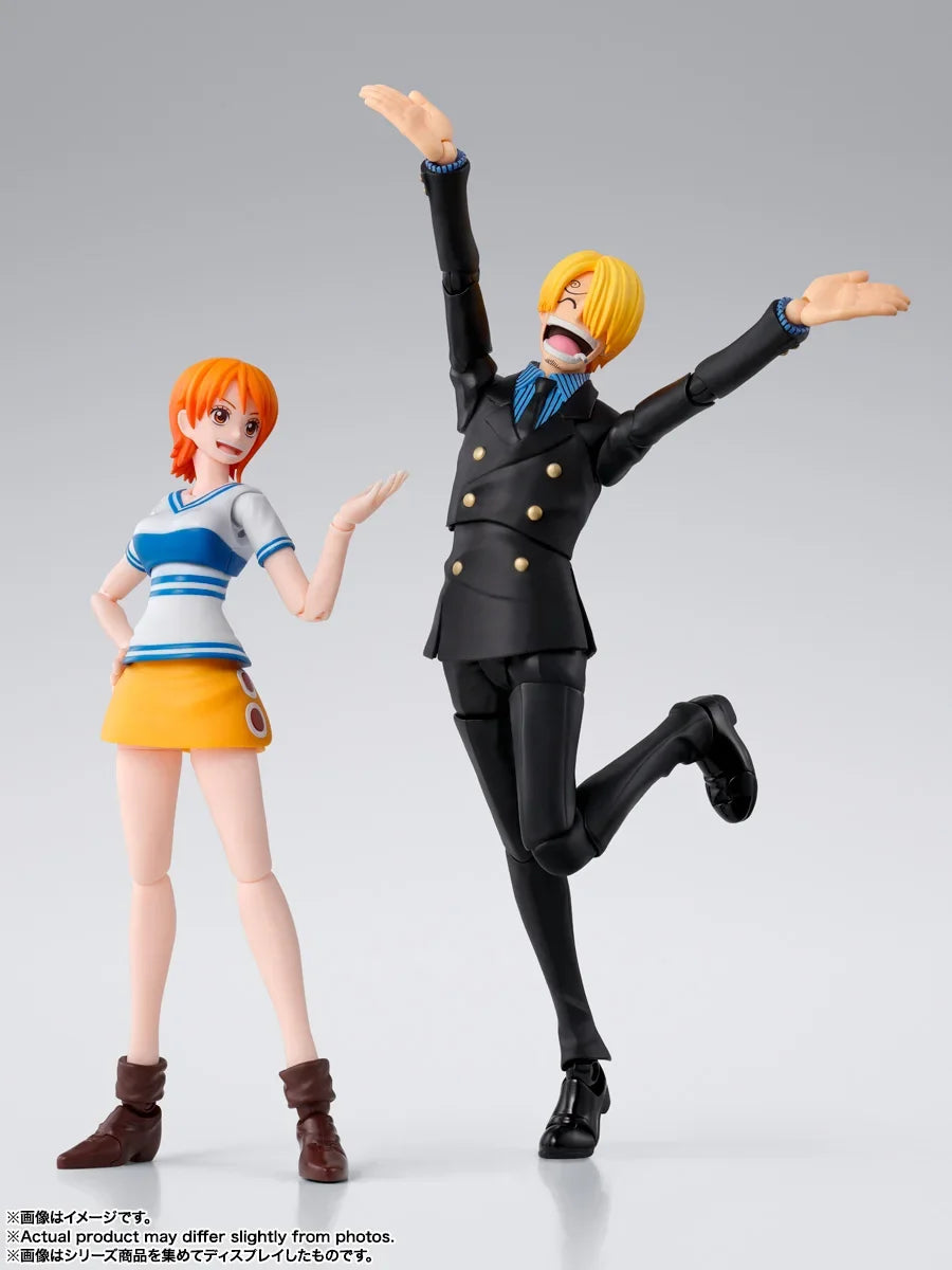 Bandai ONE PIECE S.H.Figuarts SHF S.H.Figuarts SHF USOPP Sanji Nami Luffy Dracule Mihawk Borsalino Jewelry Bonney Figure Model