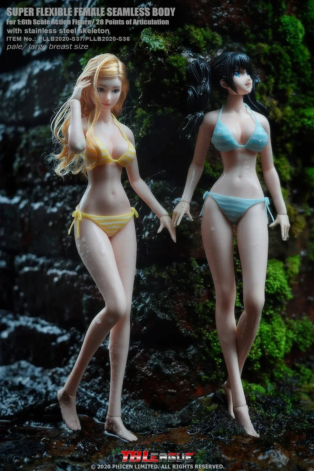 TBLeague S34 S35 S36 S37 1/6 Scale Female Soldier Super Flexible Seamless Body Figure with Head Action Figure Doll