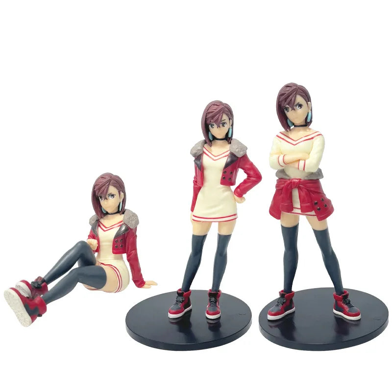 Supernatural Armed Daring Party "Dang Da Dang"-Ayase Momoko in casual clothes, sitting posture noodle press figure, car ornament