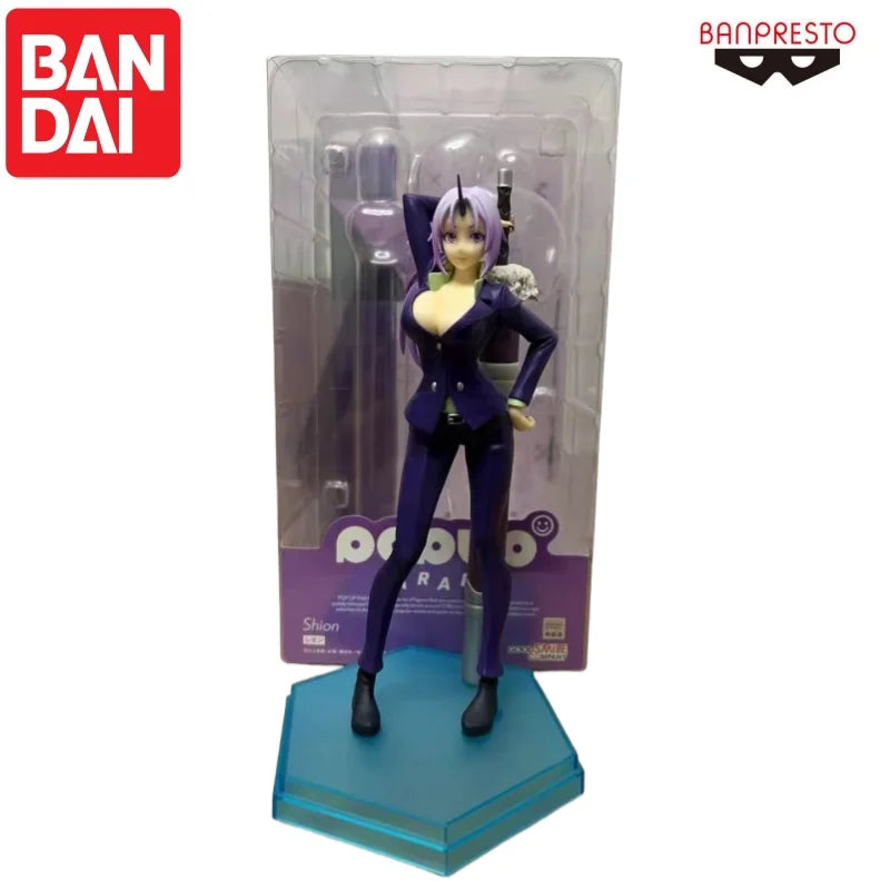 Bandai In Stock Original Banpresto Shion Model Doll Brand New Boxed Action Figure Animation Peripherals Anime Characters Garage