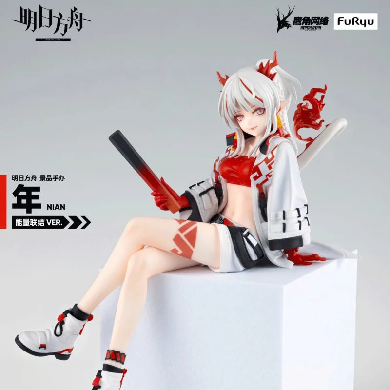 Auf Lager Original FuRyu Arknights Rhodes Island NIAN Energy Link Version‌ Noodle Stopper Figuren Anime Figur Modell Sammlung