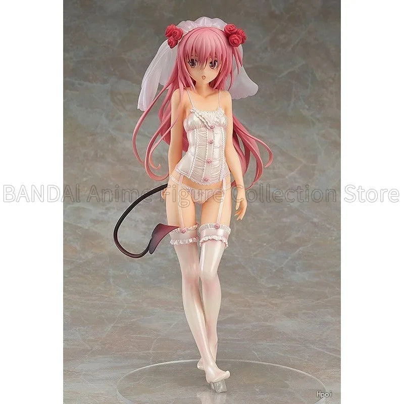 In Stock Original To LOVE Ru Darkness Nana Astar Deviluke Lingerie-style Wedding Dress Toys Model Decoration Gift Collection