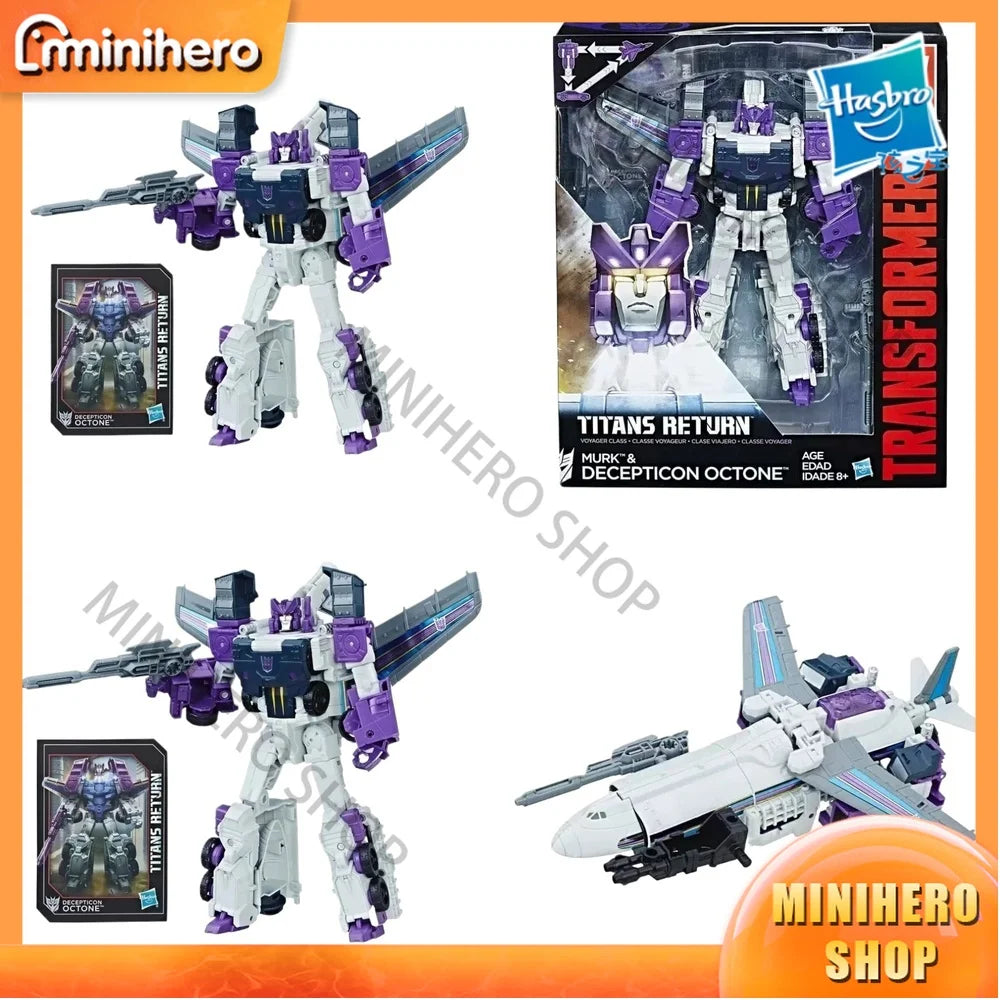 In Stock Original Hasbro Transformers Generations Titans Return Murk Decepticon Octone Articulated Super Action Figure