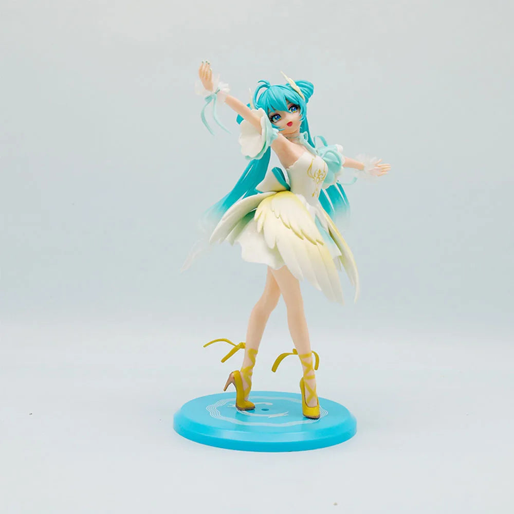 Hot New 15 Styles Hatsune Miku Anime Figure Toys MIKU Kawaii Cartoon PVC Action Figurine Model Dolls Birthdays Gifts