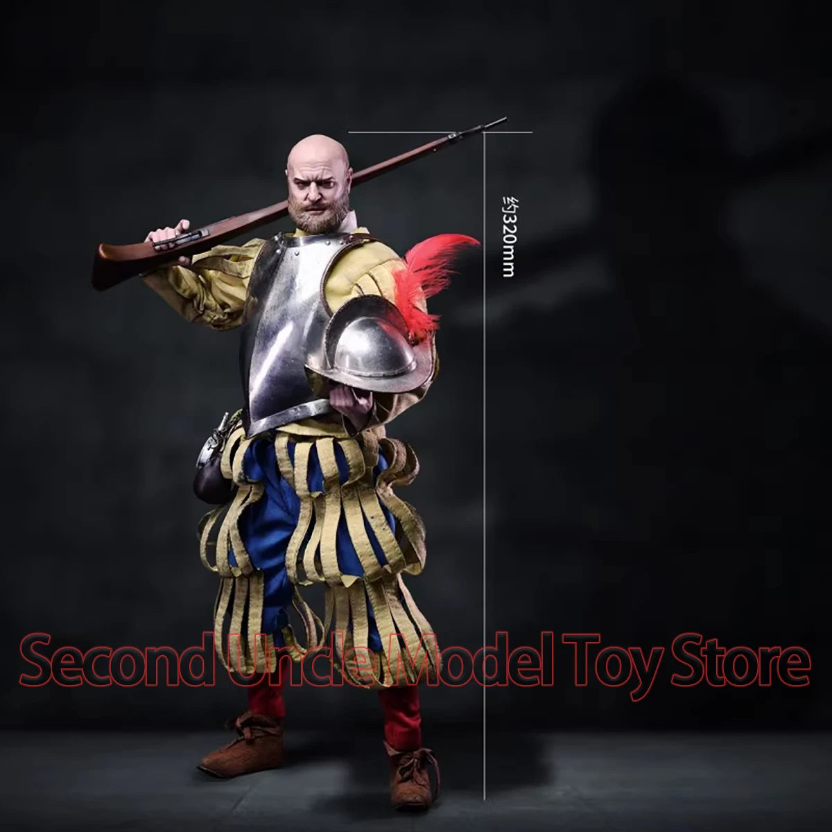 COOMODEL SE138 SE139 1/6 Empire Series-Spanish Conquistador Musket Infantry Commander Action Figure Toy Gift