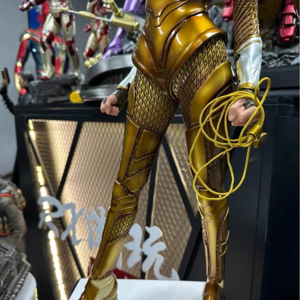 70cm Wonder Woman Superhero Perimeter Resin Model Scene Statue Desktop Decoration Ornaments Kids New Year Gifts Toys