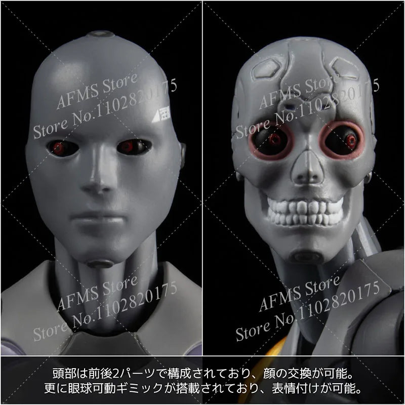1000Toys 1/12 Scale Collectible Figure Heavy Industries Synthetic Human Men Testing Robots Body 6Inch Men Soldier Action Figure