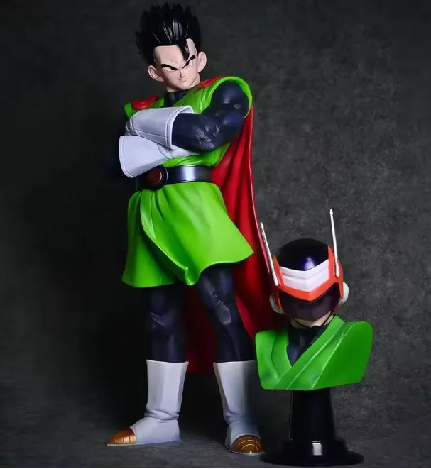 Dragon Ball Z Son Gohan Videl Figure Replaceab Heads Super Saiyan Pvc Action Figures Gk Statue Collection Model Toys Gifts