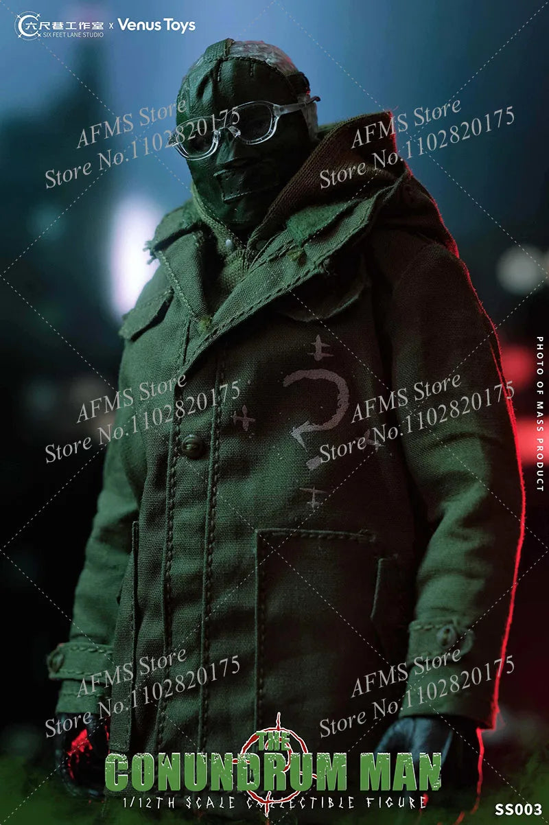 Venus Toys SS003 1/12 Scale Collectible Figure Conundrum Man Edward Mysterious Digital Maniac 6Inch Men Soldier Action Figure