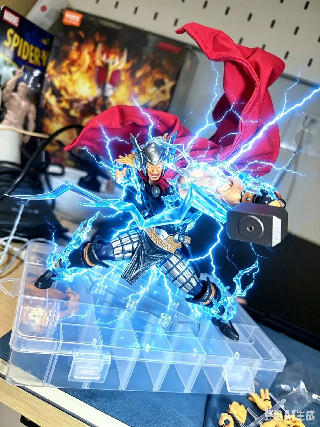 In Stock First Batch AC Toys Thor The Thor Kaiyodo Amazing Yamaguchi Revoltech Thor Anime Action Figure  Articulated Toys