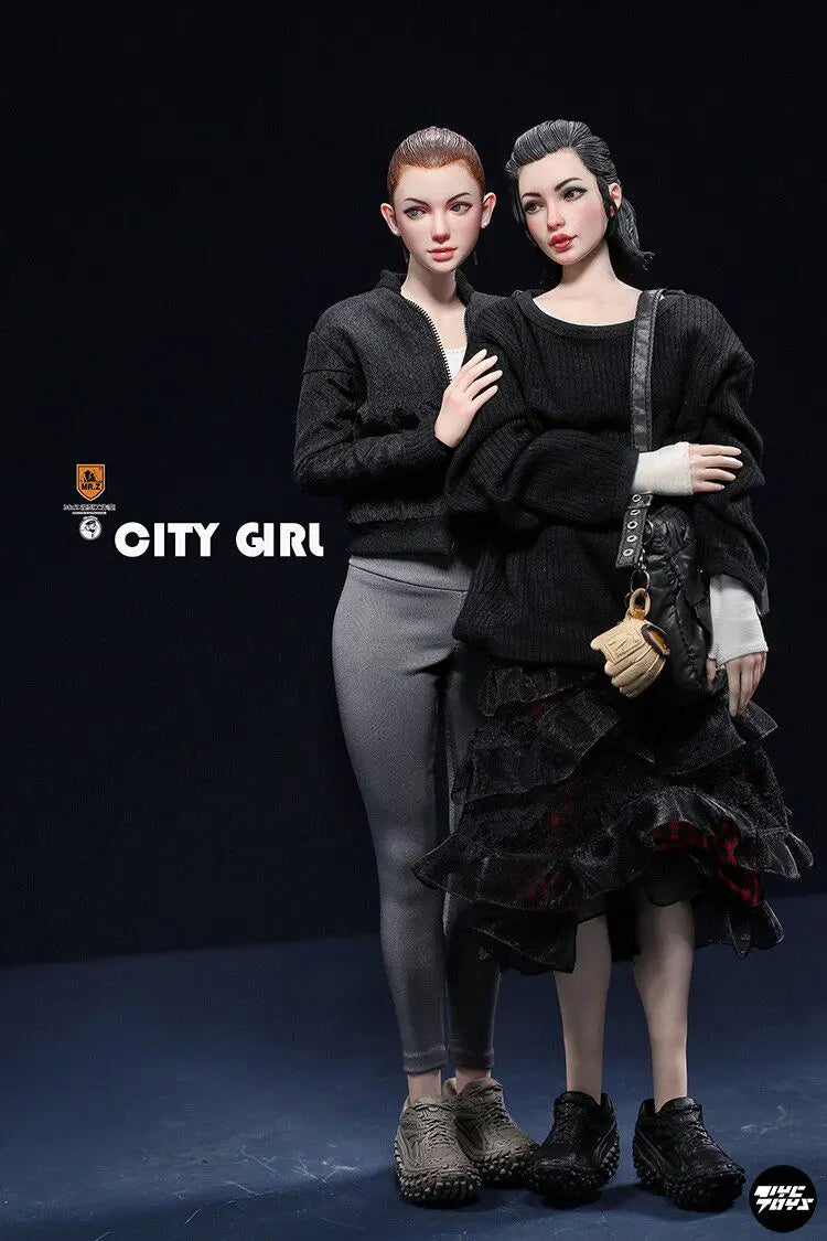 In Stock Original Market MR.Z City's Second Wave: City Girls CG002-A/B Rui&Lei 1/6 Action Figure Model Toys Collection