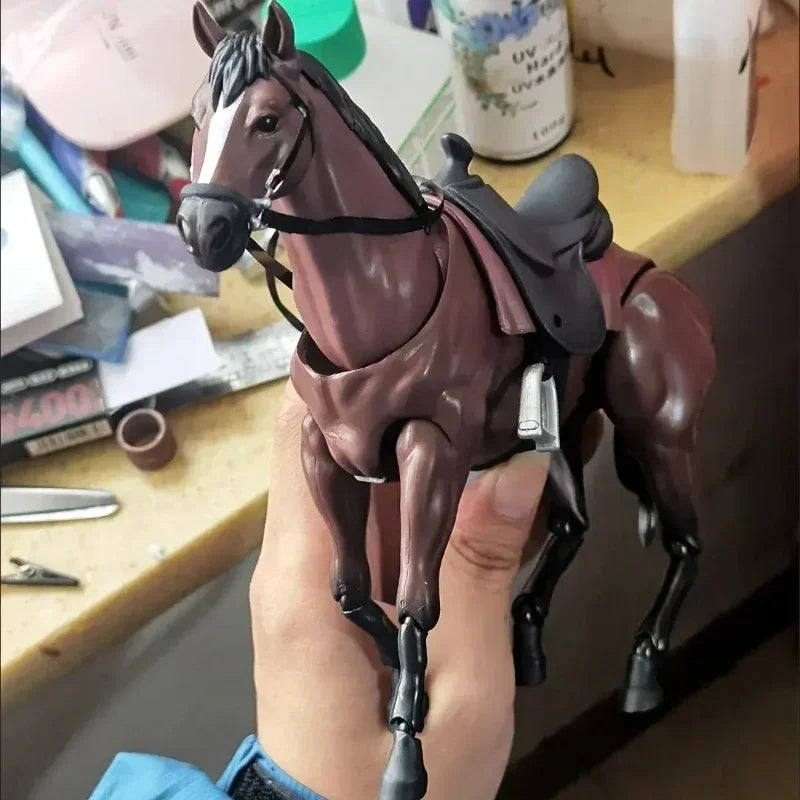 Creative Horse Figure 1/12 Animal Movable Horse For Figma Statue Collectible Model Doll Educational Toy Children Birthday Gift