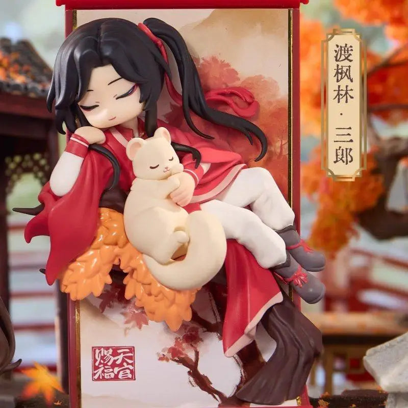 Genuine Tian Guan Ci Fu Scroll Series Blind Box TGCF Hua Cheng Xie Lian Cute Anime Peripheral Mystery Box Decora Anime  Gifts