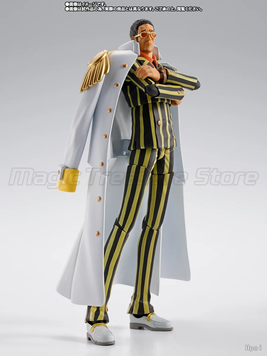 【MT】Original BANDAI SPIRITS S.H.Figuarts ONE PIECE Borsalino Porsalino Future Island Egghead Action Figure Collection