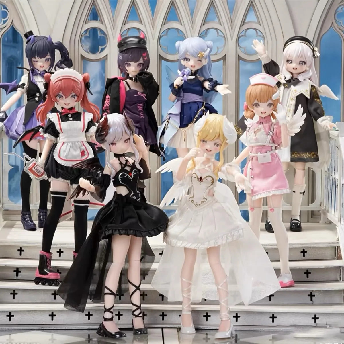 Light Nightmare Twin Series Blind Box Toys Mystery Box 1/6 Movable Mjd Pvc Anime Figure Surprise Gift Desktop Ornaments