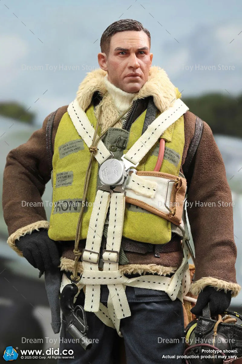 IN STOCK DID K80187 1/6 Scale Male Soldier British Pilot Captain Tom Hardy 12Inch Action Figure Model Best Collectible Dolls ﻿