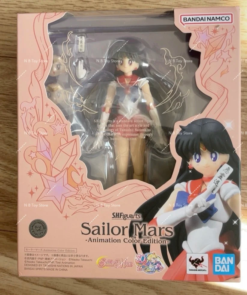 In Stock 100% Original Bandai Japanese Sailor Collar Dress Shf Figuarts Figure Sailor Star Healer Seiya Kou Anime Action Figure