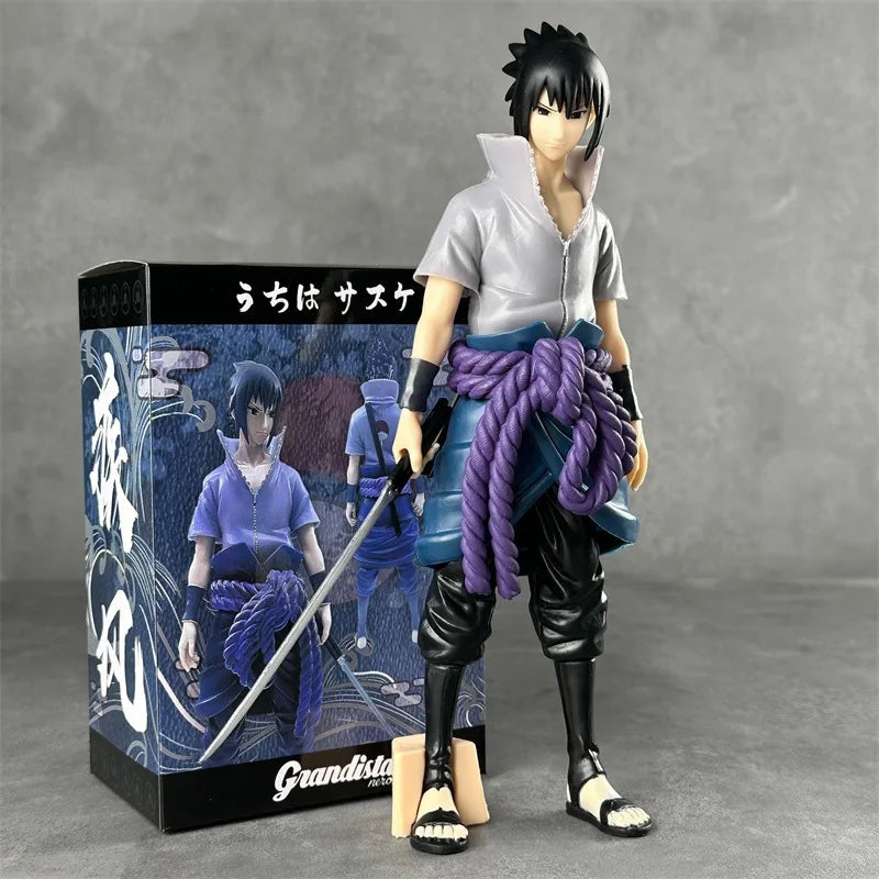 23CM-27CM Аниме Naruto Grandista Uzumaki Фигура Uchiha Sasuke Hatake Kakashi Haruno Sakura Екшън фигурки Модел Играчки Подаръци