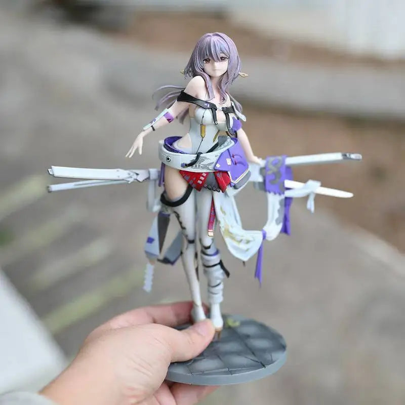 Anime GK Model 25cm Nikki Red Lotus Victory Goddess Handmade Statue Periphery Collection Ornament Toy Gift For Anime Fans