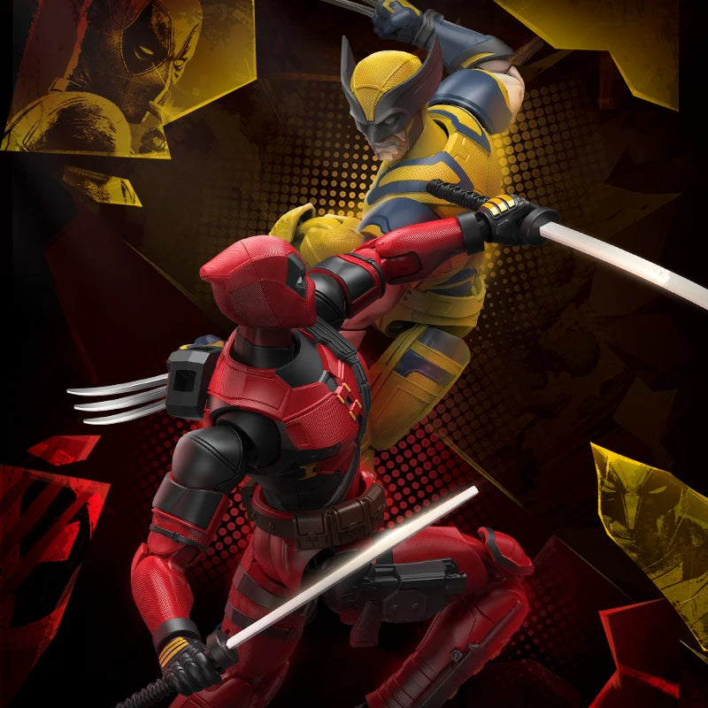Blokees Deadpool 3 Wolverine Action Figures Movie Version Deadpool & Friend Series Collections Figures Adult Gift