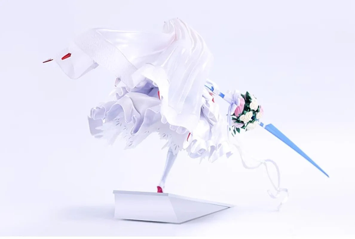 DARLING in the FRANXX Code:002 Zero Two 02 For My Darling Anime Girl PVC Action Figure Toy Collection Wedding Dress Model Doll