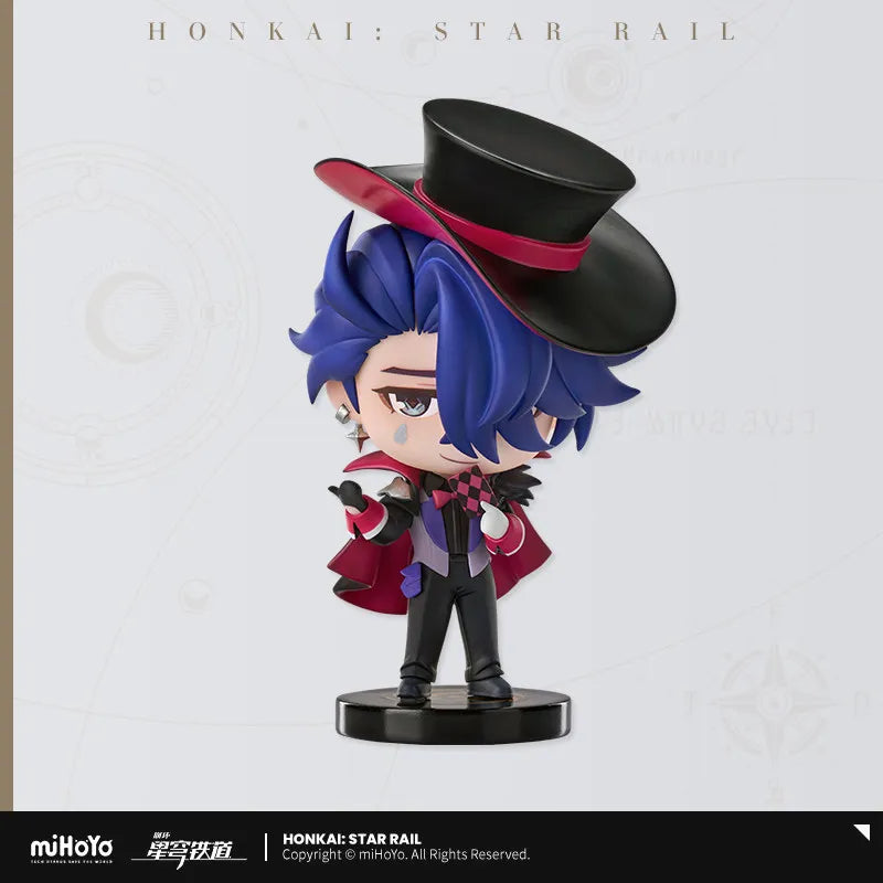 Honkai Star Rail Genuine Peripherals Action Figures Toys March 7th Dan Heng Q-version Sitting Toy Gift EX CASHAPON Original