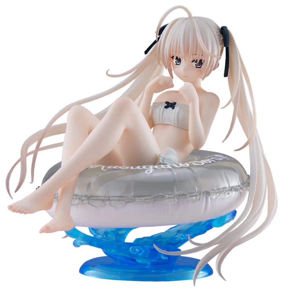 Anime Kasugano Sora Figure Swimsuit girl figurine Kasugano Sora Action Figure sitting pose model car Decor Ornamen Toys Gift