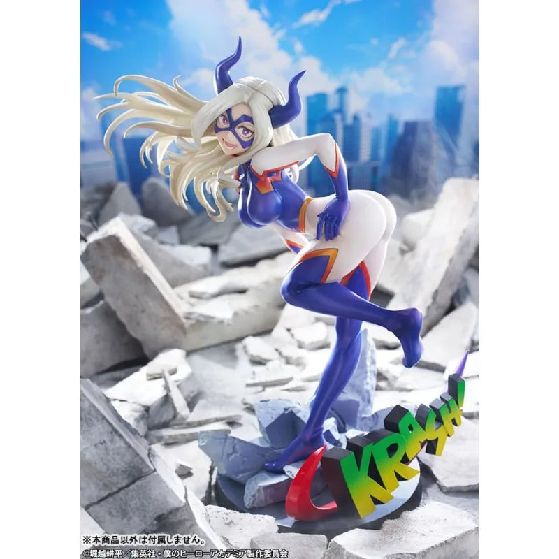 My Hero Academia Mt. Lady Hero Suit Ver. 100% Original genuine PVC Action Anime Figure Model Toys Figure Collection Doll Gift