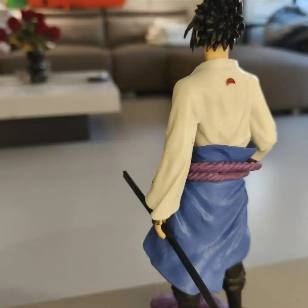 27cm Naruto Anime Figures Uchiha Sasuke Action Figure Statue Model Doll Collection Toys Gifts