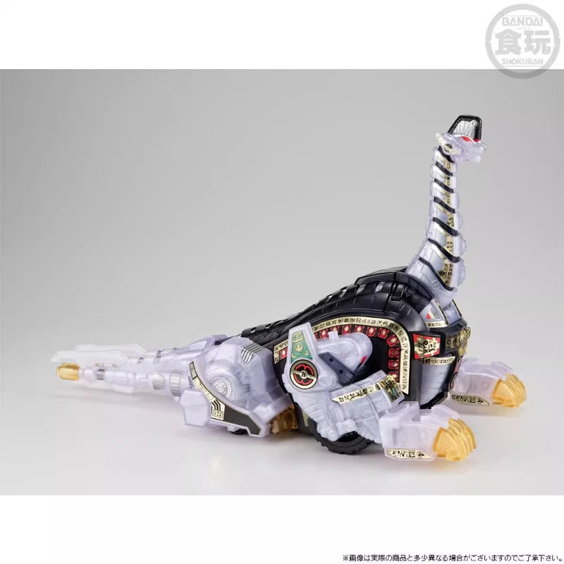 Bandai Food and Play SMP Dinosaur Team CLEAR COLOR VER Beast Riding God Thunder Dragon King Boys Collection of Christmas Gifts