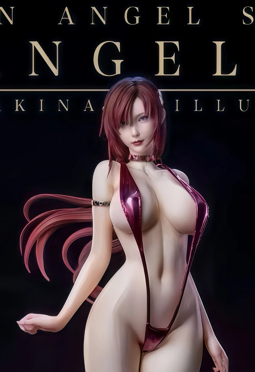 48 cm Makinami Mari Illustrious Swimming ver Mädchen 1/4 Figur PVC Action Anime Modell Erwachsene Sammlerpuppen Spielzeug Geschenke