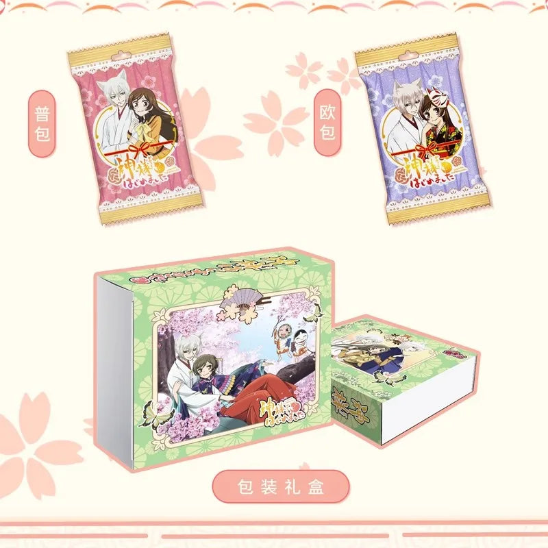 Original Kamisama Kiss Blind Box Nanami Collectible Card Momozono Anime Card Merchandise Tomoe Anime Figure Mystery Box Gift Toy