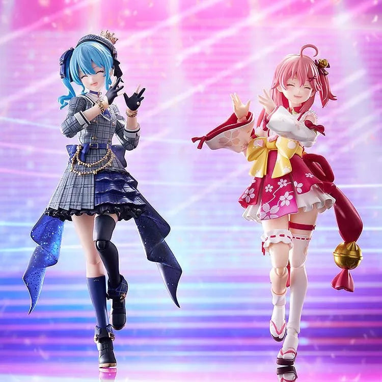 In stock GSC Max Factory figma 641 642  hololive Hoshimachi Suisei Sakura Miko Figures Anime Model Genuine Boxed Toy Gift