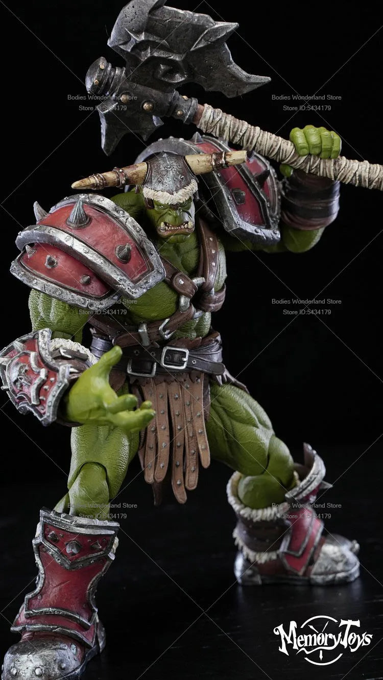 In Stock Memory toys 1/12 Scale Soldier Horde Orc Mercenary Captain 20.5cm Action Figure Doll Collection