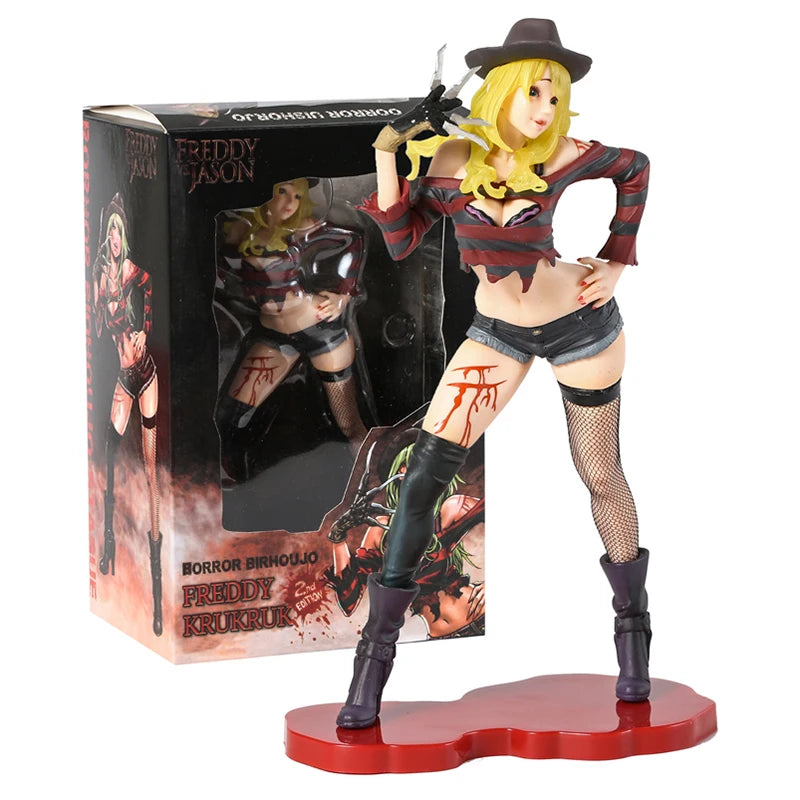 Horror Bishoujo Halloween Michael Myers Freddy Krueger Jason Voorhees Chucky Pennywise Collection Figure Figurine Model Statue