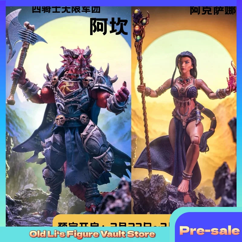 New Product Pre-sale Four Knights Infinite Legion Akan Aksana 1/12 Movable Figure Soldier Model Toy Collection Gift