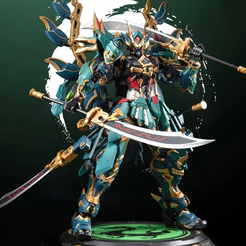 【Assembly Model】The Four Sacred Beasts - Azure Dragon Assembly Model Figurine Mecha Style Computer Case Decoration Boy'S Gifts