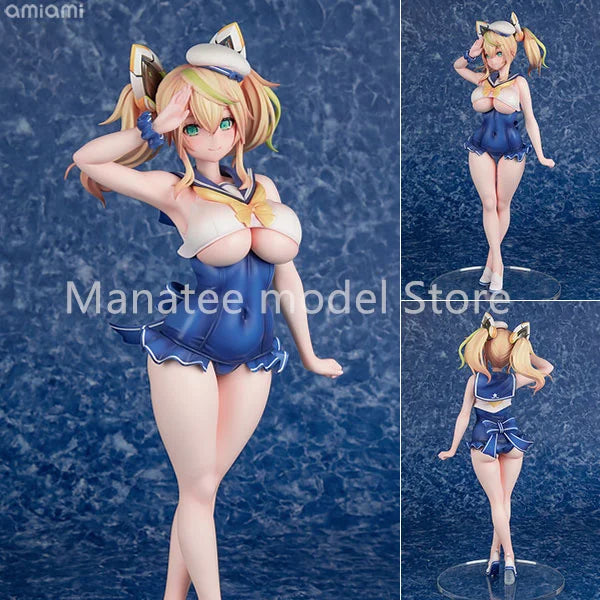  AmiAmi x AMAKUNI Original PHANTASY STAR ONLINE 2 es Cool Breeze Gene 1/7 PVC Action Figure Anime Model Toys Doll Gift