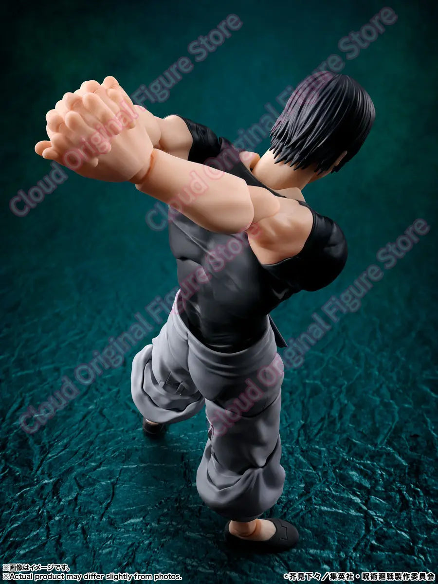 In Stock 100% Original Bandai SHF Fushiguro Toji Pvc 15cm Anime Figures Collectible Model Toys Hobby