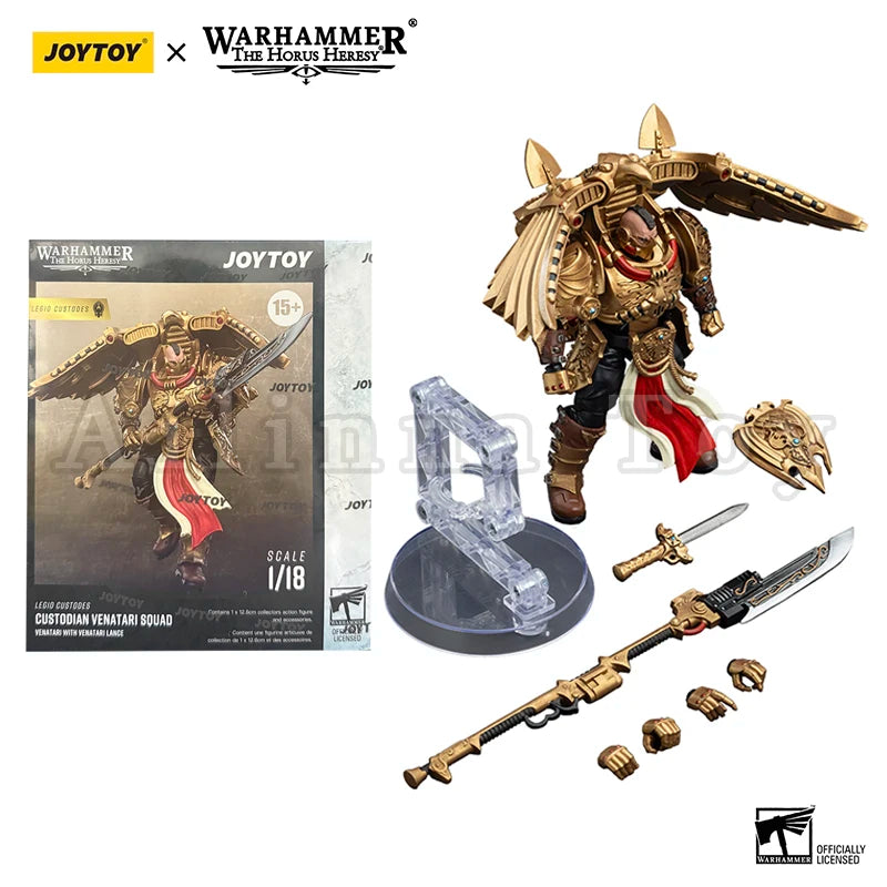 JOYTOY 1/18 Action Figure 40K The Horus Heresy Legio Custodes Adeptus Custodes Figures Achillus Dreadnought Anime Military Model