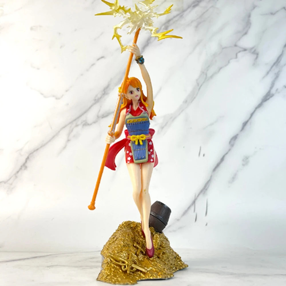Anime Monkey D. Luffy Figuarts ZERO One Piece WT100 Hundert Szenen der Großen Nami-Piraten von Eiichiro Oda Modellspielzeugpuppe