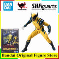 Original BANDAI S.H.Figuarts Wolverine Deadpool Wolverine Action Figure Toys PVC Model Collection