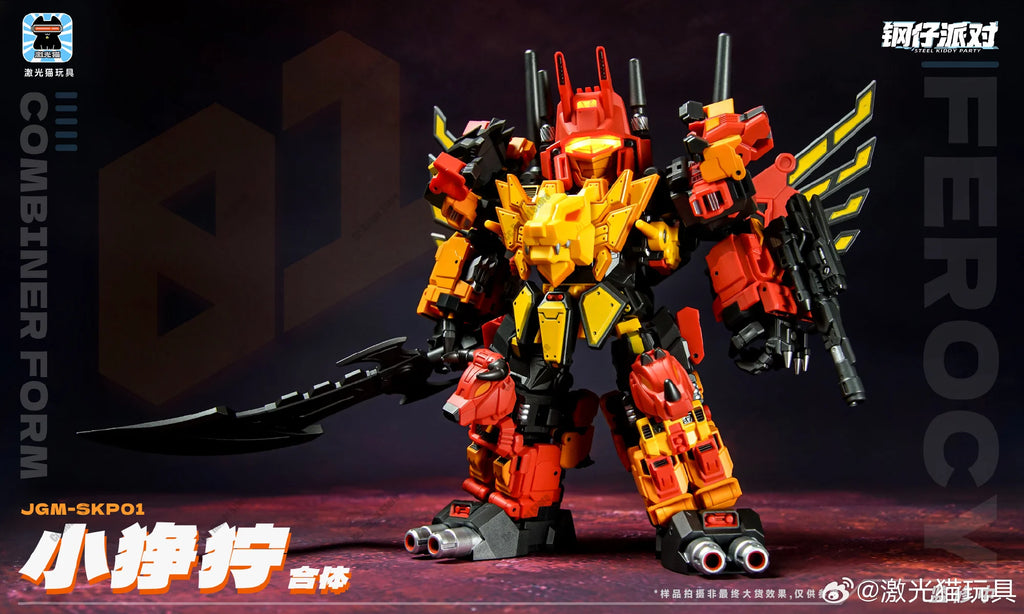 [In Stock] Hot-selling Toy JGM Toy JGM-SKP01 MINIFEROCY Small-scale Predaking Figure Boys' Birthday Gift Souvenir