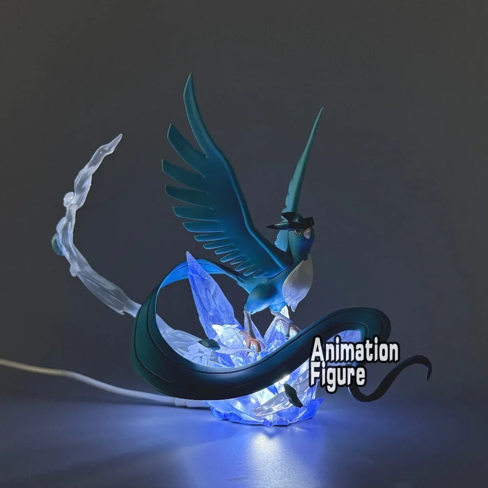 16cm/6.29in Anime Figure Articuno Pokemen Action Figures Pvc Statue Desktop Ornamen Collection Model Toys Gifts