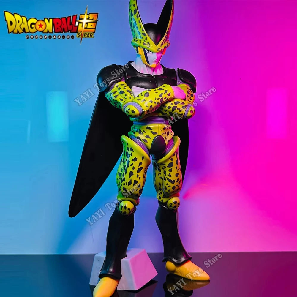 30cm Dragon Ball Z Cell Anime Figure Toy Ultimate Shape Dbz Super Saiyan Action Figures Pvc Collectible Model Toys For Kids Gift