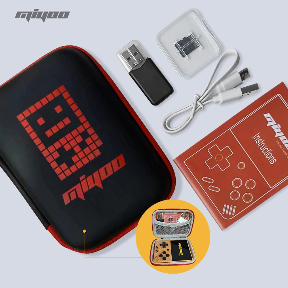 Tragbare Retro-Handheld-Spielkonsole 2,8 Zoll IPS-Bildschirm Videospielkonsolen Linux-System Klassischer Gaming-Emulator